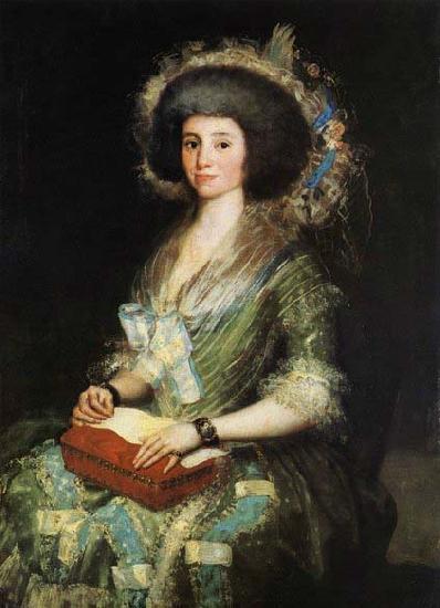 Francisco de goya y Lucientes Portrait of the Wife of Juan Agust oil painting picture